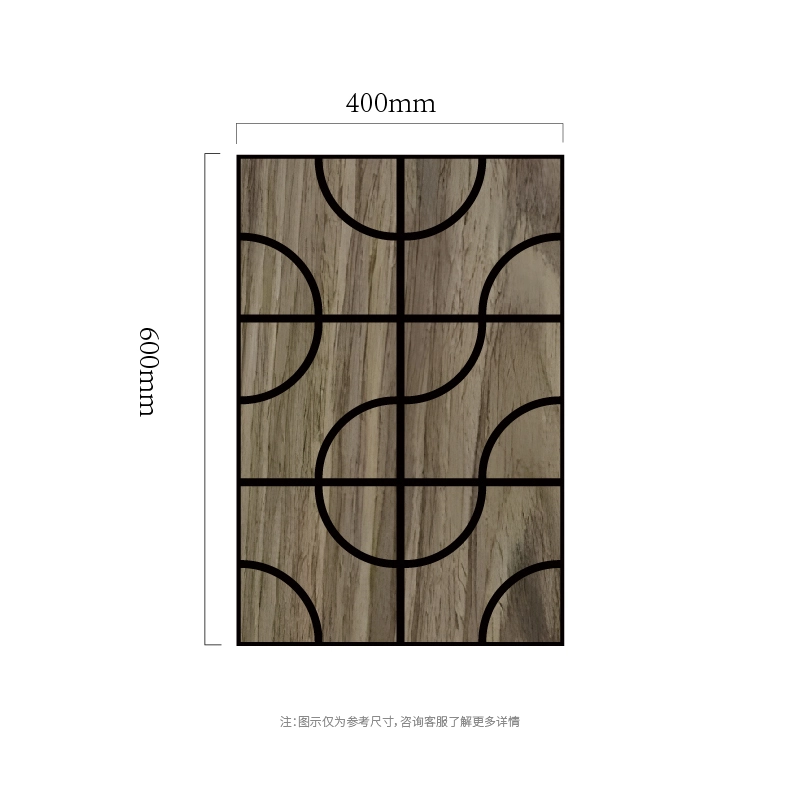 Panel akustyczny Arc Grid Wood MDF-on-PET